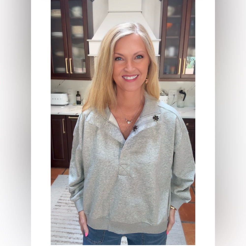 NWT GRAY SWEATSHIRT-S